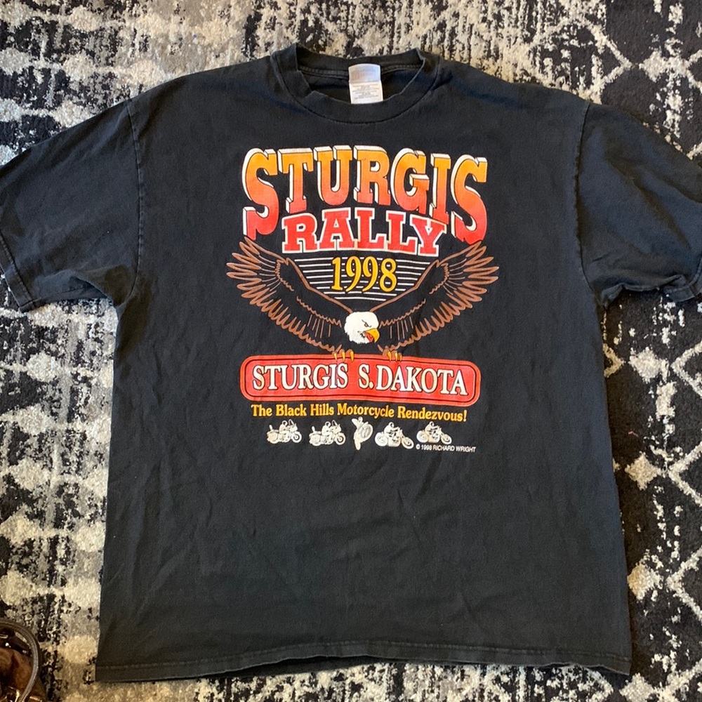 Vintage 1998 Sturgis motorcycle rally tee